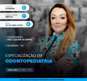 Odontopediatria  + Habilitação em Sedação Consciente  com Óxido Nitroso